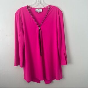 Joseph Ribkoff 1/2 Zipper Blouse